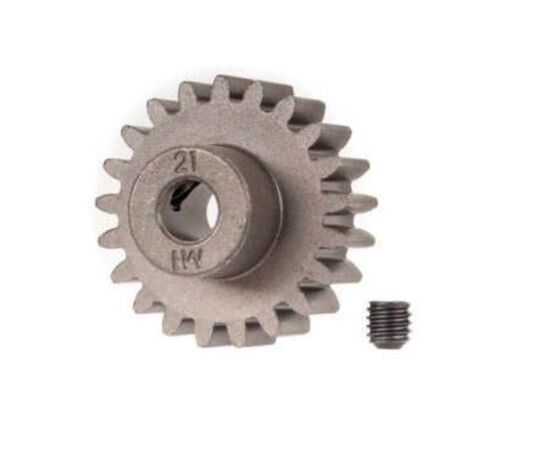 LEM6493X-Gear, 21-T pinion (1.0 metric pitch) (fits 5mm shaft)/ set screw (for use only with steel spur gears