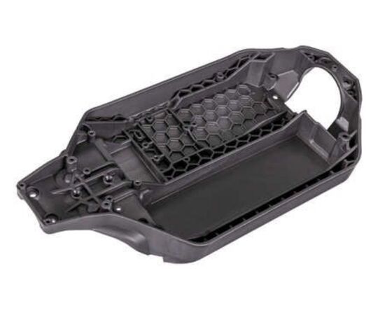 LEM6723X-Chassis, charcoal gray (162mm long ba ttery compartment) (fits flat style b attery packs) (use only