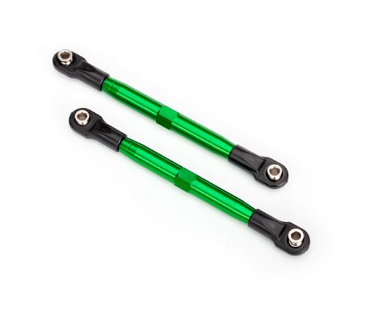 LEM6742G-Toe links (TUBES green-anodized, 7075 -T6 aluminum, stronger than titanium) (87mm) (2)/ rod ends, re