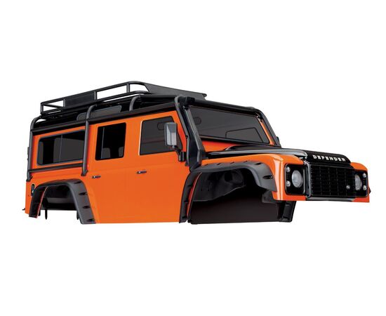 LEM8011A-Body, Land Rover Defender, adventure&nbsp; orange (complete with ExoCage, inner fenders, fuel canisters,