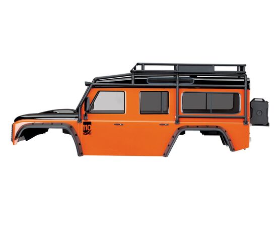LEM8011A-Body, Land Rover Defender, adventure&nbsp; orange (complete with ExoCage, inner fenders, fuel canisters,