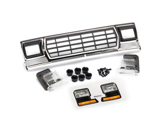 LEM8070-Grill, Ford Bronco/ grill retainers ( 3)/ headlight housing (2)/ lens (2) (fits #8010 body)&nbsp; &nbsp; &nbsp; &nbsp; &nbsp;
