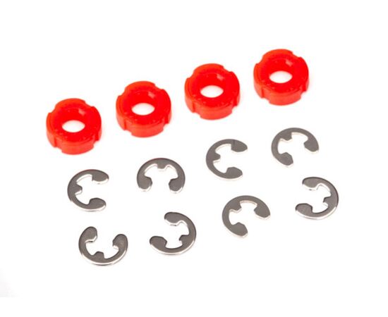 LEM8261-Piston, damper (red) (4)/ e-clips (8)