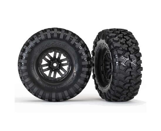 LEM8272-Tires and wheels, assembled, glued (T RX-4 wheels, Canyon Trail 1.9 tires) (2)&nbsp; &nbsp; &nbsp; &nbsp; &nbsp; &nbsp; &nbsp; &nbsp; &nbsp; &nbsp; &nbsp;