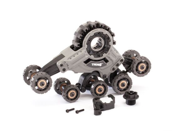 LEM8884-Traxxas, rear, right (assembled) (req uires #8886 stub axle, #7061 GTR shoc k, &amp; #8896 rubber track)