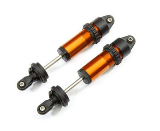 LEM8961T-Shocks, GT-Maxx, aluminum (orange-ano dized) (fully assembled w/o springs) (2)