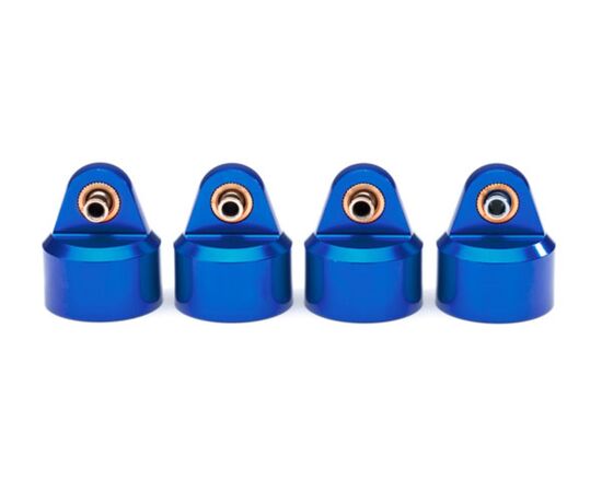 LEM8964X-Shock caps, aluminum (blue-anodized), GT-Maxx shocks (4)