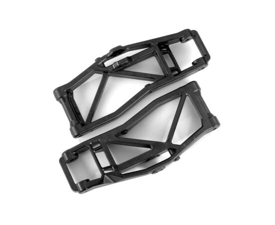 LEM8999-Suspension arms, lower, black (left a nd right, front or rear) (2) (for use with #8995 WideMaxx susp