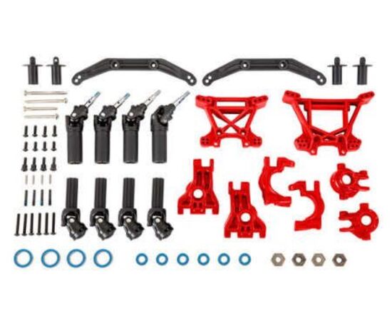 LEM9080R-Outer Driveline &amp; Suspension Upgrade Kit, extreme heavy duty, red