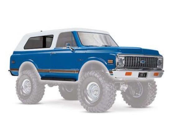 LEM9111X-Body, Chevrolet Blazer (1972), comple te (blue) (includes grille, side mirr ors, door handles, winds