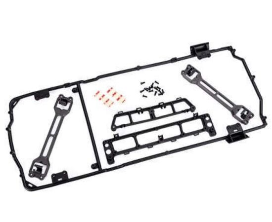 LEM9128-Body cage/ body mounts (front &amp; rear) / body mount latch (2)/ 3x8mm BCS (15 ) (fits #9111 or 9112 bo