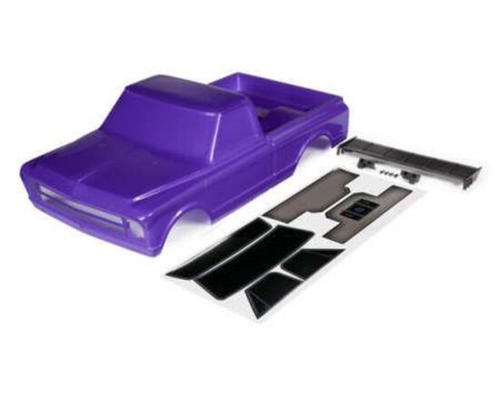 LEM9411P-Body, Chevrolet C10 (purple) (include s wing &amp; decals) (requires #9415 seri es body accessories to c