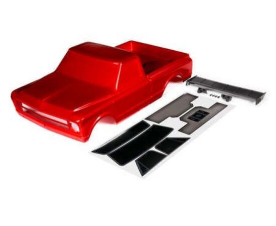 LEM9411R-Body, Chevrolet C10 (red) (includes w ing &amp; decals) (requires #9415 series body accessories to compl