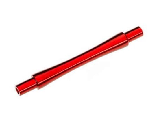 LEM9463R-Axle, wheelie bar, 6061-T6 aluminum ( red-anodized) (1)/ 3x12 BCS (with thr eadlock) (2)