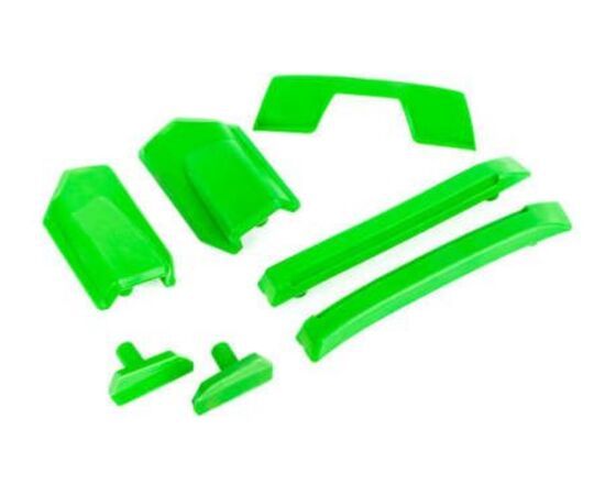 LEM9510G-Body reinforcement set, green/ skid p ads (roof) (fits #9511 body)