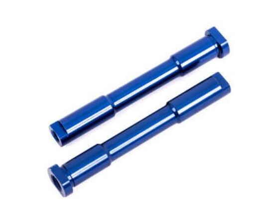 LEM9525-Bellcrank posts, steering (aluminum, blue-anodized)