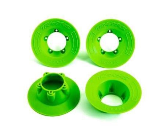 LEM9569G-Wheel covers, green (4) (fits #9572 w heels)