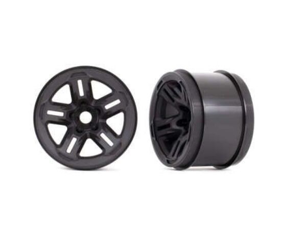 LEM9671-Wheels, 3.8' (black) (2) (17mm spline d)