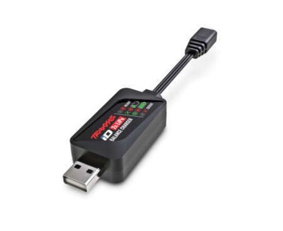 LEM9767-Charger, iD Balance, USB (2-cell 7.4 volt LiPo with iD connector only)