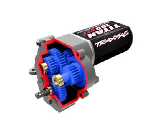 LEM9791X-Transmission, complete (speed gearing ) (9.7:1 reduction ratio) (includes T itan 87T motor)