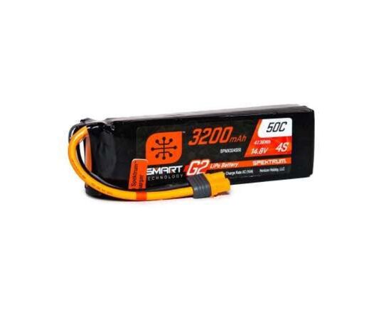 LEMSPMX324S50-SPMX324S50 3200mAh 4S 14.8V 50C Smart LiPo Battery G2 IC3
