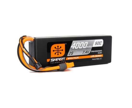 LEMSPMX40002S50H3-4000mAh 2S 7.2V Smart LiPo Battery 30 C IC3