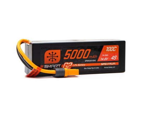 LEMSPMX54S100H5-SPMX54S100H5 5000mAh 4S 14.8V 100C Smart LiPo Battery G2 IC5