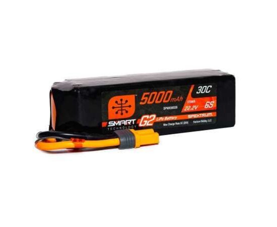LEMSPMX56S30-SPMX56S30 5000mAh 6S 22.2V 30C Smart LiPo Battery G2 IC5