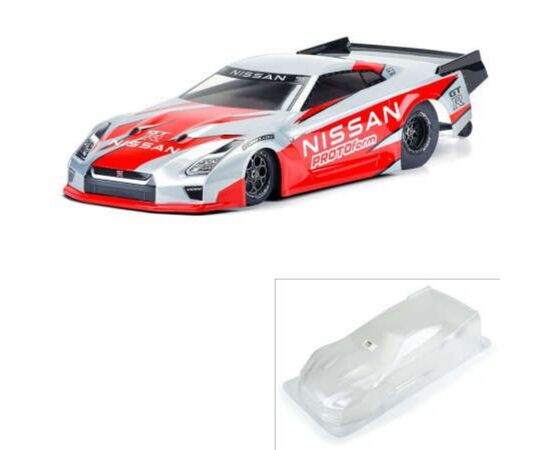 LEMPRM158500-1/10 Nissan GT-R R35 Clr Body: Losi 2 2S Drag Car