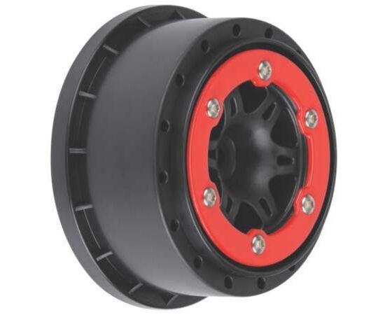 LEMPRO271504-Sixer 2.2/3.0 Red/Black Bead-Loc R Wh eels (2): SLH