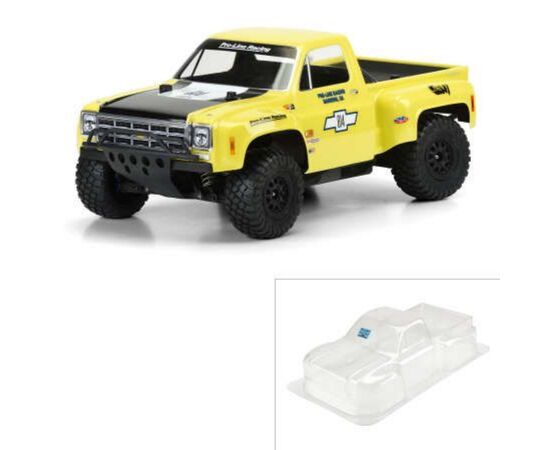 LEMPRO351000-1978 Chevy C-10 Race Truck Clear Body : SLH 2WD