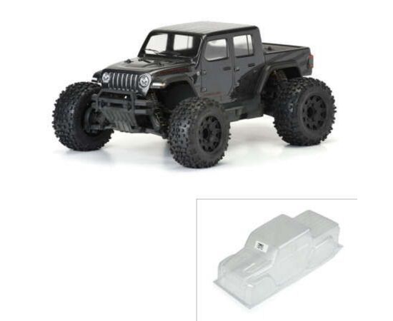 LEMPRO357500-1/10 Jeep Gladiator Rubicon Clear Bod y: Granite