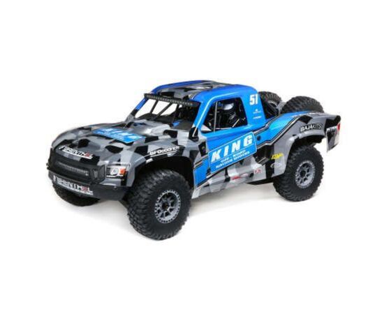 LEMLOS05021T2-D.TRUCK SUP. BAJA REY RTR 4WD 1:6 EP BLUE - avec AVC TECHNOLOGY
