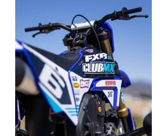 LEMLOS06000T2-PROMOTO-MX Motorcycle RTR 1:4 EP Club MX - BLUE SANS accu &amp; chargeur
