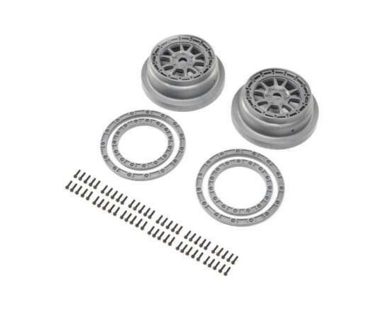 LEMLOS43029-SBR 2.0 Beadlock Wheel and Ring Set