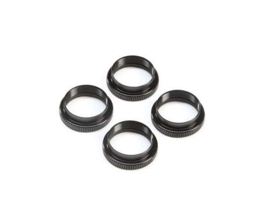 LEMTLR243045-16mm Shock Nuts &amp; O-rings (4): 8X