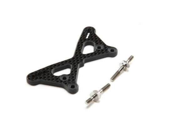 LEMTLR334061-Carbon Front Tower +2mm w/Ti Standoff s: 22 5.0