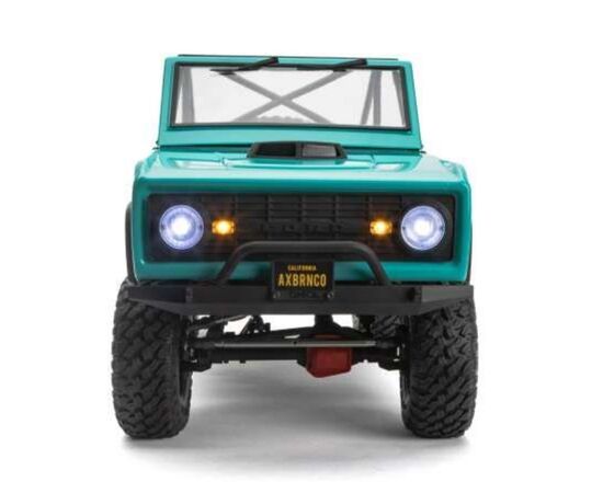 LEMAXI03014T1-CRAWLER FORD BRONCO 1:10 4WD EP RTR SCX10 III - Turquoise Blue SANS chargeur &amp; accu