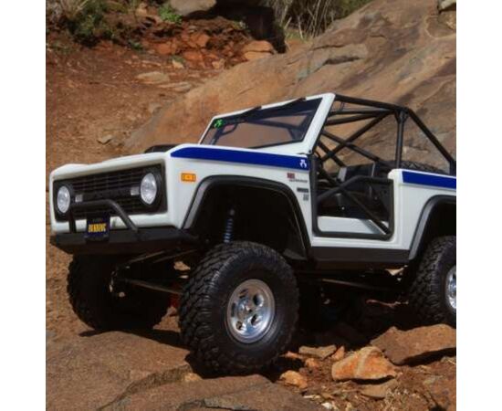 LEMAXI03014T2-CRAWLER FORD BRONCO 1:10 4WD EP RTR SCX10 III - White SANS chargeur &amp; accu