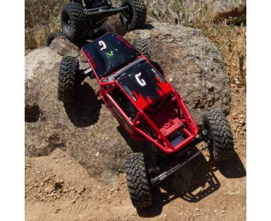 LEMAXI03022T1-CRAWLER CAPRA 1.9 1:10 4WD EP RTR 4WS Unlimited Trail Buggy - RED SANS chargeur &amp; accu