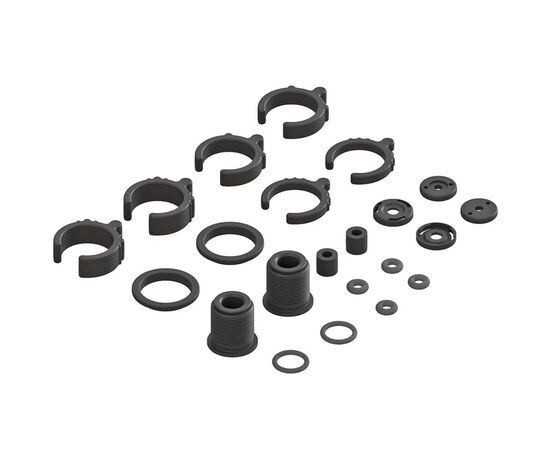 LEMARAC8940-AR330451 Composite Shock Parts/O-Ring Set (2)