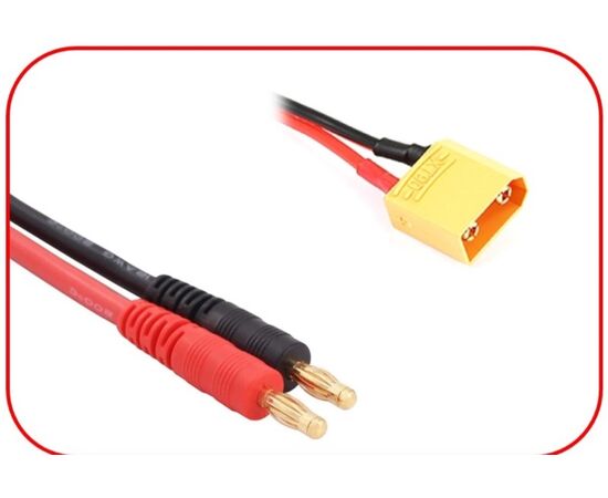 AB3040070-Charging Cable 4mm Bullet Plug - XT90 300mm