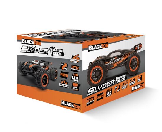 BL540097-Slyder ST 1/16 4WD Electric Stadium Truck - Orange
