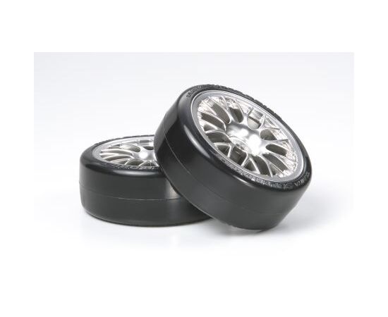 ARW10.54021-Metal Plated Mesh Wheel w Drifttech Tires