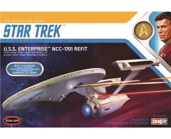 ARW11.POL974M-Star Trek U.S.S. Enterprise Refit Wrath of Khan Edition