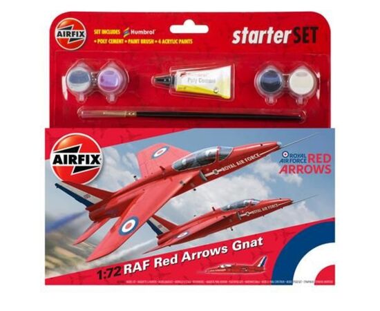 ARW21.A55105-Small Starter Set - RAF Red Arrows Gnat&nbsp;