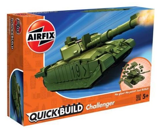 ARW21.J6022-QUICKBUILD Challenger Tank Green
