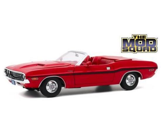 ARW47.13565-1970 Dodge Challenger R/T Convertible, Rallye Red The Mod Squad (1968-73 TV Series)