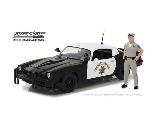 ARW47.13506-1979 Chevy Camaro Z28 California Highway Patrol w/California Highway Patrol Officer Figure