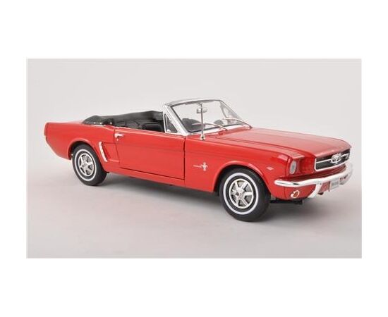ARW51.130642-Ford Mustang Cabriolet rot offen Bj. 1964